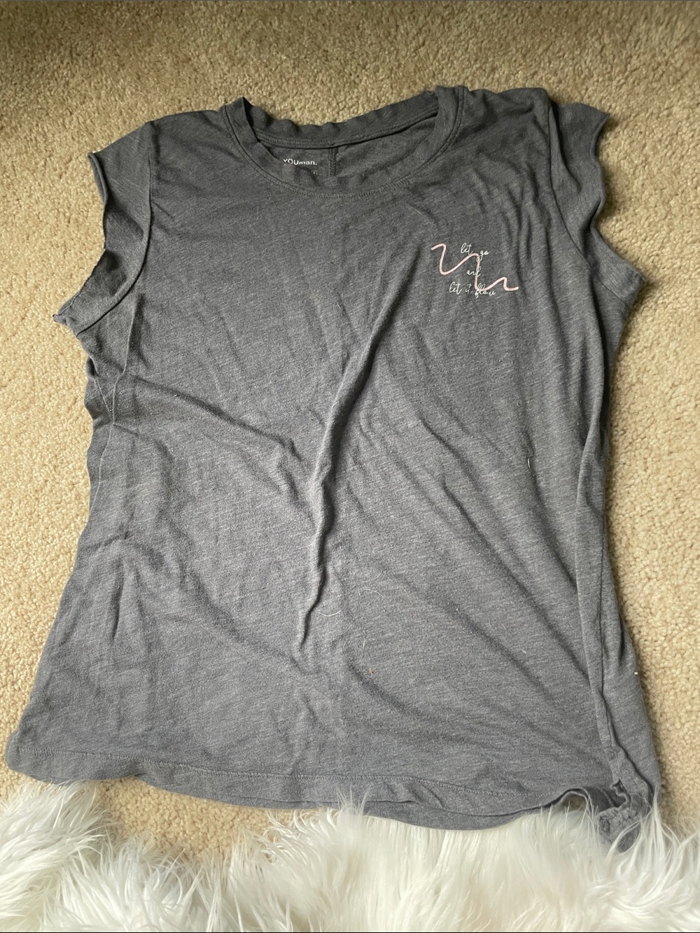 Club Pilates Gray Women's Crewneck Graphic Tee